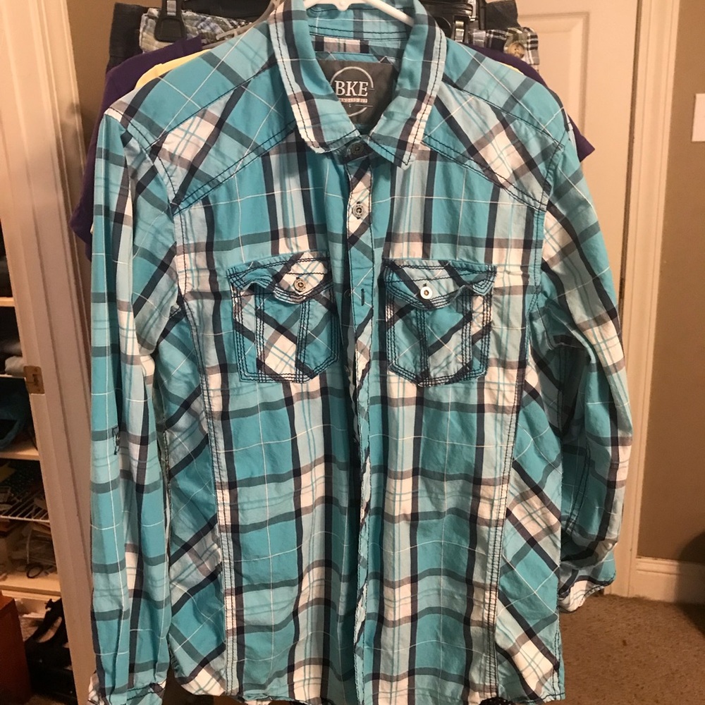 Men’s BKE LSleeve shirt sz L